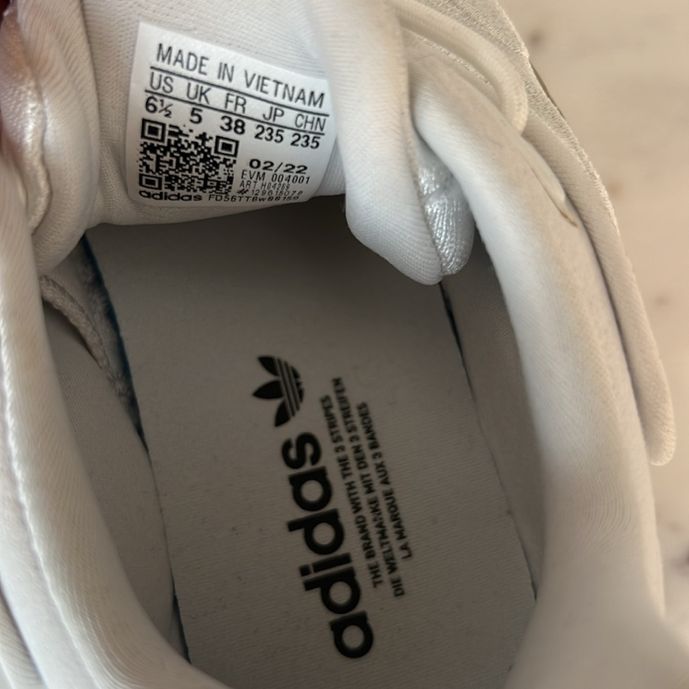 adidas White Women's Sneakers - Picture 7 of 12